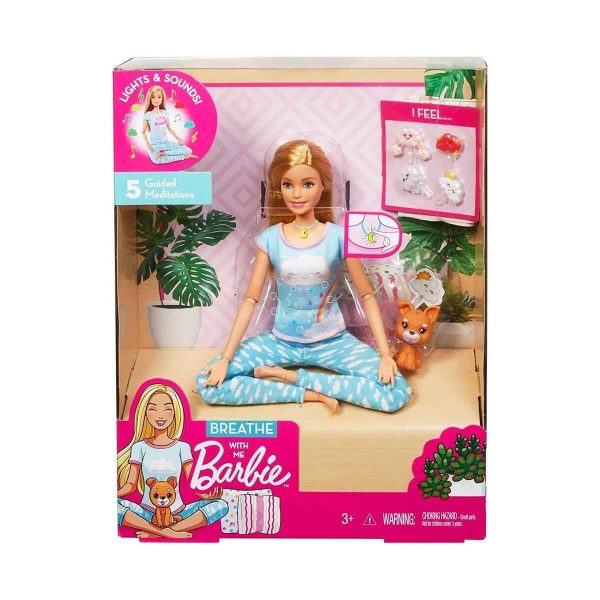 BARBIE WELLNESS BARBIE NEFES ALIYOR BEBEĞİ GNK01