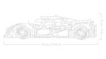 LEGO 42156 TECHNIC PEUGEOT 9x8 24H LE MANS HYBRID HYPERCAR
