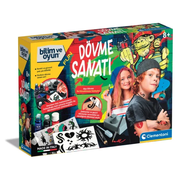 CLEMENTONI BİLİM VE OYUN DÖVME SANATI