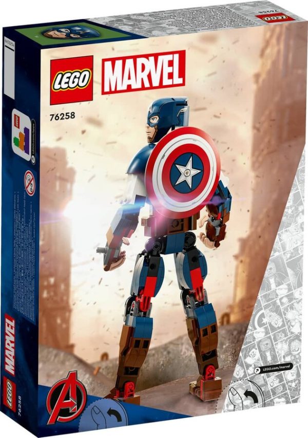 LEGO 76258 MARVEL KAPTAN AMERİKA YAPIM FİGÜRÜ