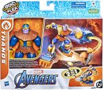 AVENGERS BEND AND FLEX THANOS FIRE MISSION HASBRO F5869