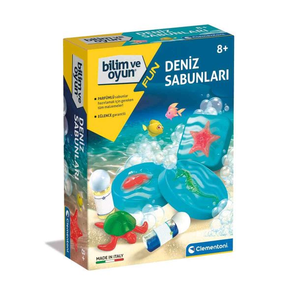 CLEMENTONI BİLİM VE OYUN DENİZ SABUNLARI