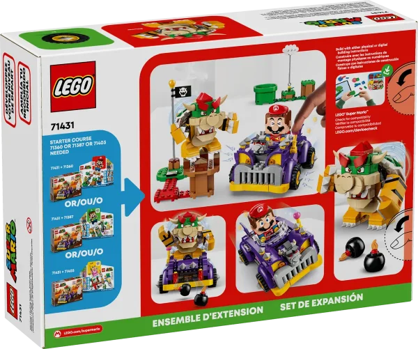 LEGO 71431 SUPER MARIO BOWSER'IN BÜYÜK ARABASI EK MACERA SETİ