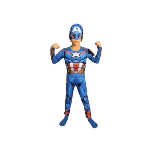 KAPTAN AMERİKA KASLI LİSANSLI KOSTÜM