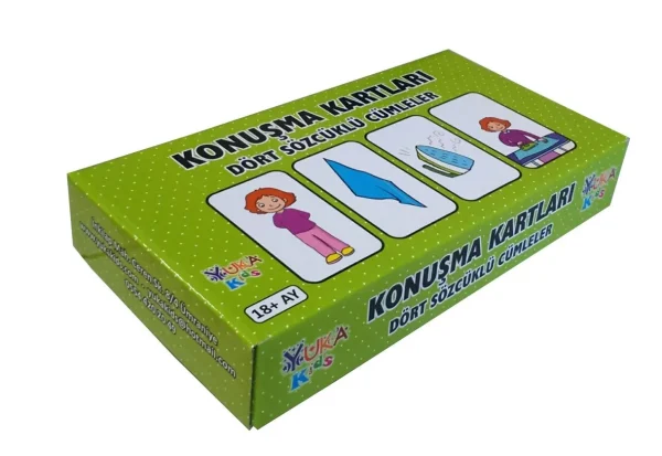 YUKA KONUŞMA KARTLARI (DÖRT SÖZCÜKLÜ CÜMLELER)