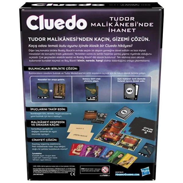 CLUEDO ESCAPE (DEDEKTİF OYUNU) HASBRO F5699