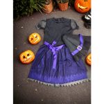 HALLOWEEN CADI KOSTÜMÜ MOR RENK