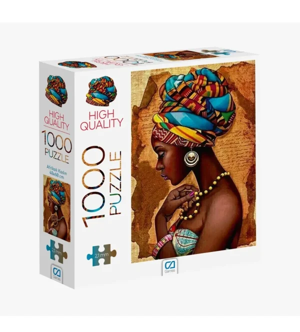 CA GAMES AFRİKALI KADIN PUZZLE 1000 PARÇA