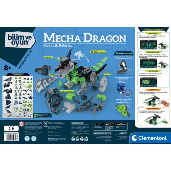 CLEMENTONI ROBOTİK LABORATUVARI - MECHA DRAGON
