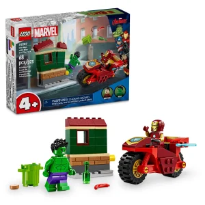 LEGO 76287 MARVEL MOTOSİKLETLİ IRON MAN VE HULK