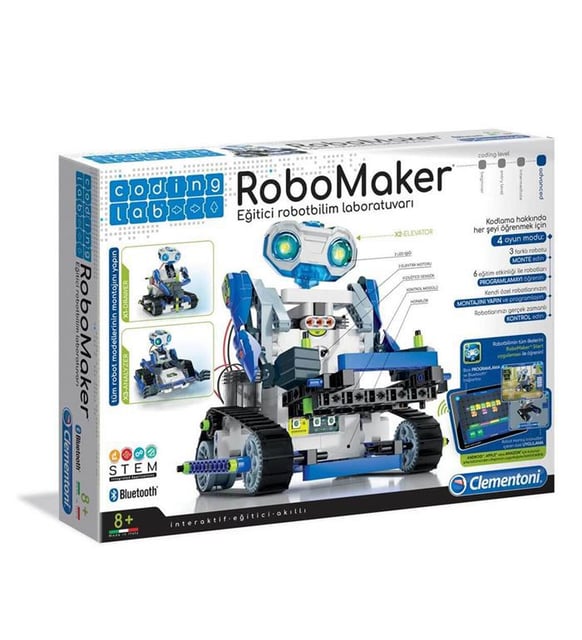 CLEMENTONI EĞİTİCİ ROBOTBİLİM LABORATUVARI ROBO MAKER