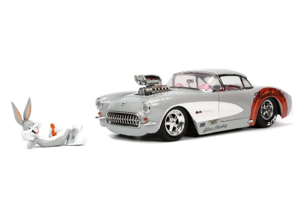 JADA BUGS BUNNY 1957 CHEVROLET CORVETTE 1:24
