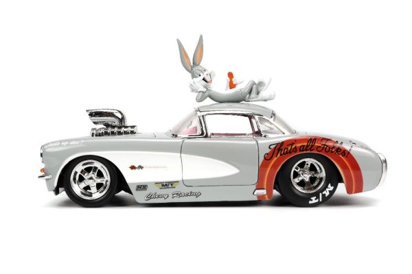 JADA BUGS BUNNY 1957 CHEVROLET CORVETTE 1:24