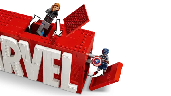 LEGO 76313 MARVEL LOGOSU VE MİNİFİGÜRLERİ