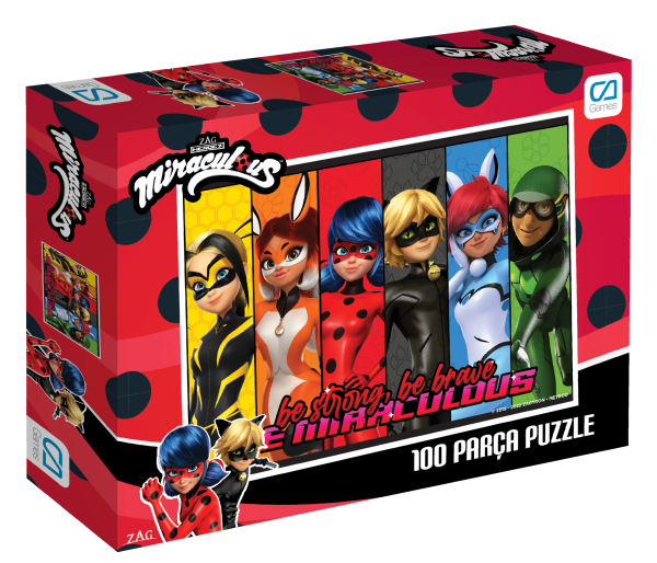 CA GAMES MIRACULOUS PUZZLE 100 PARÇA