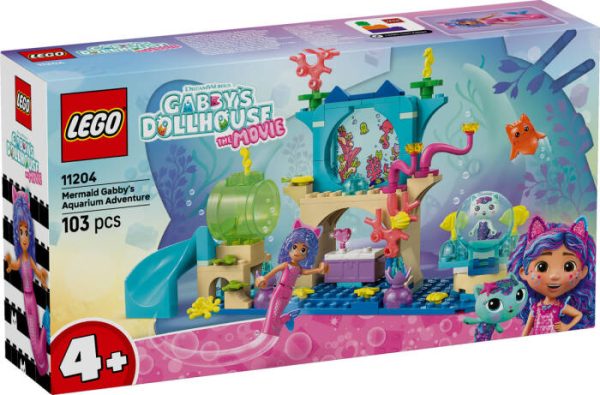LEGO 11204 GABBY'S DOLLHOUSE DENİZ KIZI GABBY'NİN AKVARYUM MACERASI