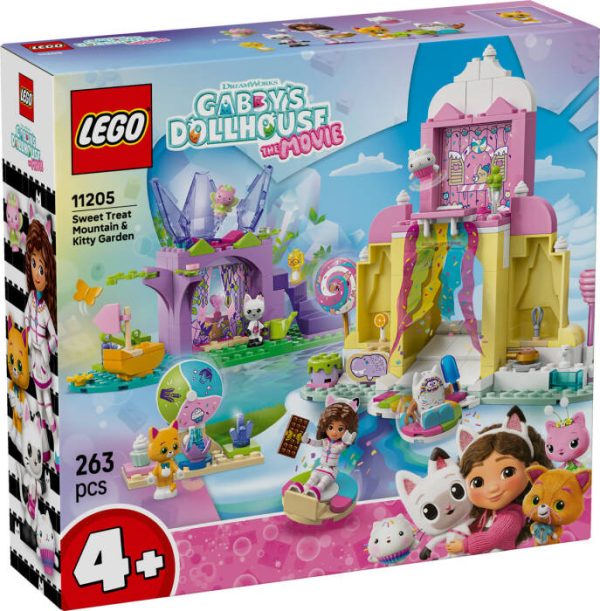 LEGO 11205 GABBY'S DOLLHOUSE TATLI ŞEKERLEME DAĞI VE KEDİ BAHÇESİ