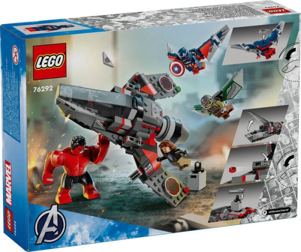 LEGO 76292 MARVEL KAPTAN AMERİKA İLE KIRMIZI HULK SAVAŞI