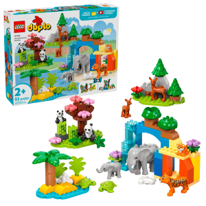 LEGO 10446 DUPLO 3’Ü 1 ARADA VAHŞİ HAYVAN AİLELERİ