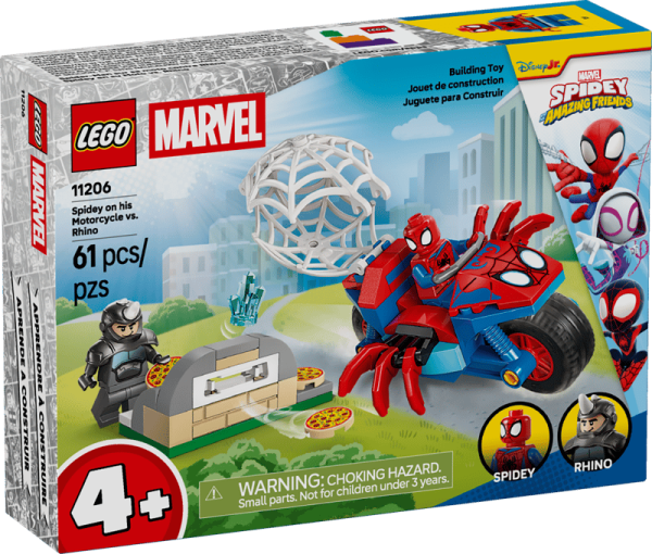 LEGO 11206 SPIDEY MOTOSİKLETLİ SPİDEY, RHİNO’YA KARŞI