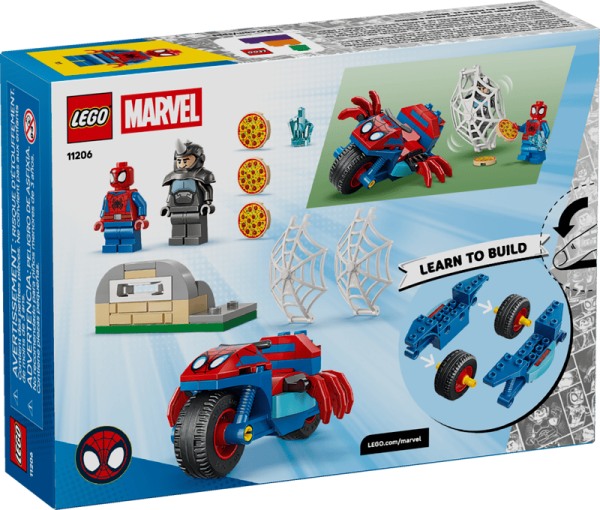 LEGO 11206 SPIDEY MOTOSİKLETLİ SPİDEY, RHİNO’YA KARŞI
