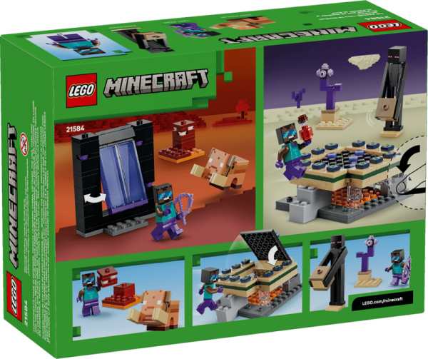 LEGO 21584 MINECRAFT NETHER VE END GEÇİDİ YOLCULUĞU