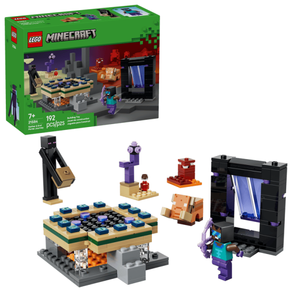 LEGO 21584 MINECRAFT NETHER VE END GEÇİDİ YOLCULUĞU