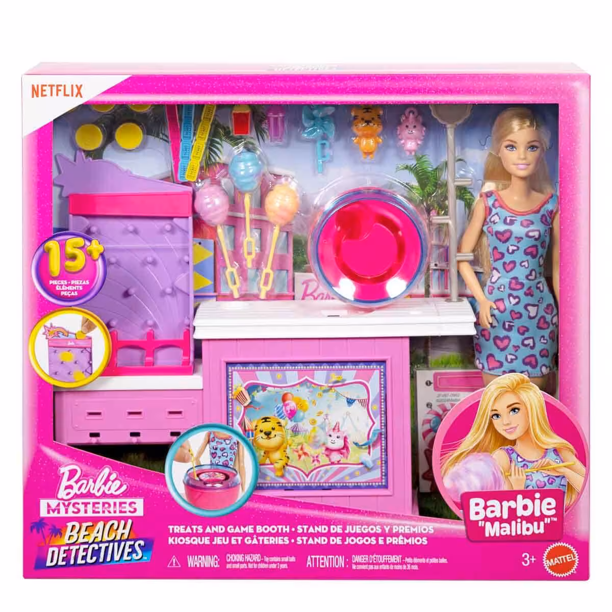 BARBIE MYSTERIES BEACH DETECTIVES BEBEK OYUN SETİ VE AKSESUARLARI JFV67
