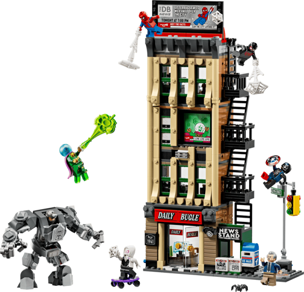 LEGO 76342 MARVEL ÖRÜMCEK ADAM MYSTERIO'YA KARŞI:DAILY BUGLE
