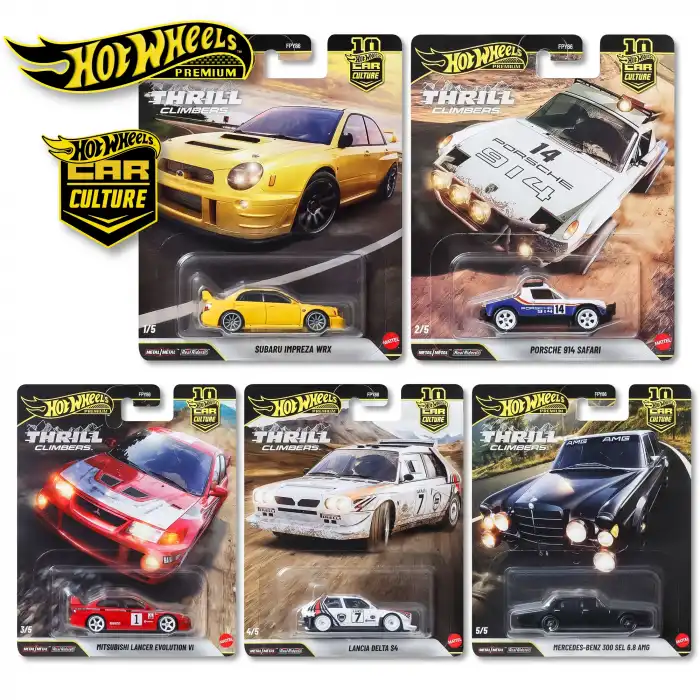HOT WHEELS PREMIUM CAR CULTURE THRILL CLIMBERS ARAÇLAR FPY86 976Q