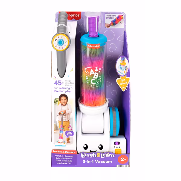 FISHER PRICE 2'Sİ 1 ARADA SÜPÜRGE JMM35
