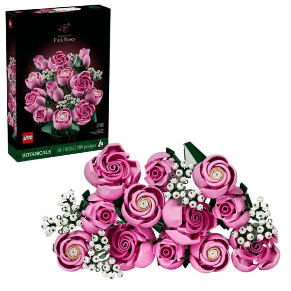 LEGO 10374 BOTANICALS PEMBE GÜL BUKETİ